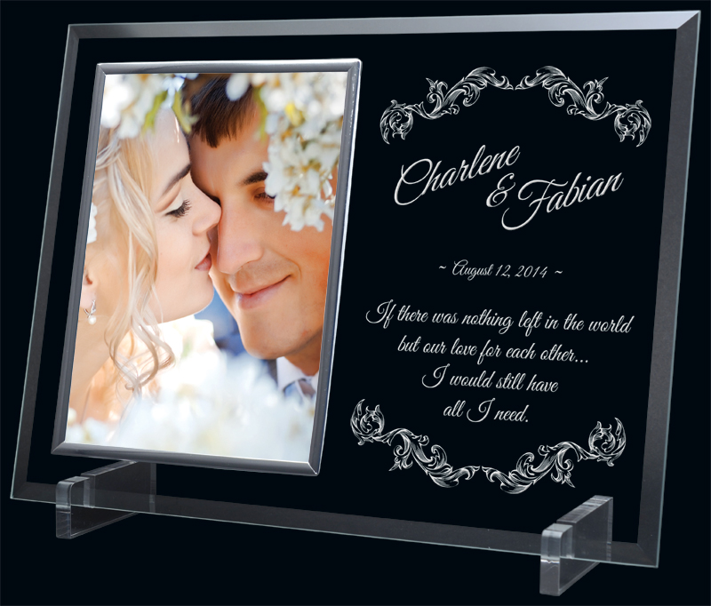 Glass Photo Frame / Holder - Frame