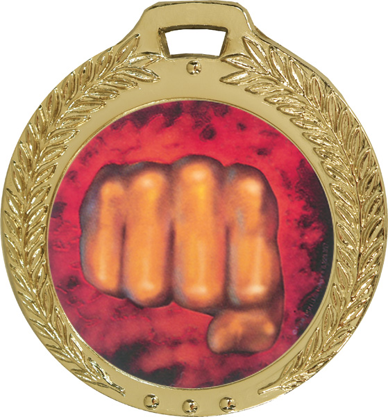 Wreath Medals - Bright Gold