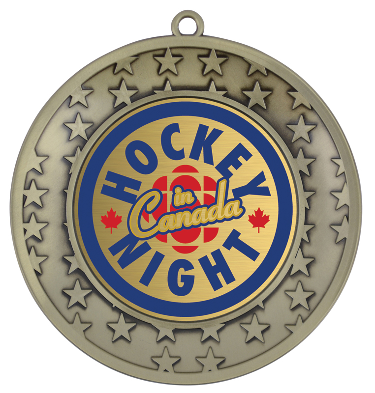 Star Eclipse Medals - Antique Gold