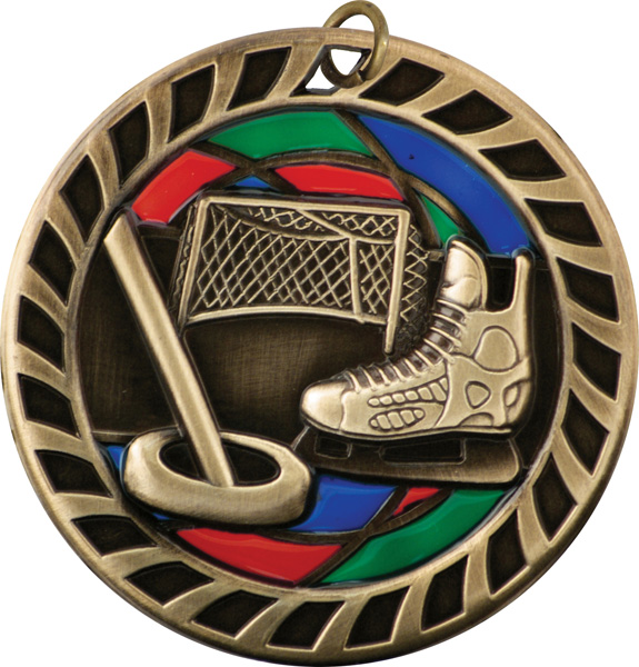 Stained Glass Medals-Ringette