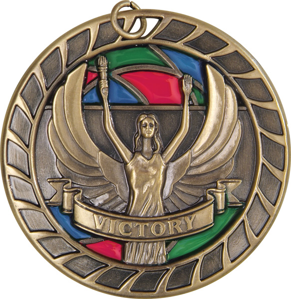 Stained Glass Medals-Victory