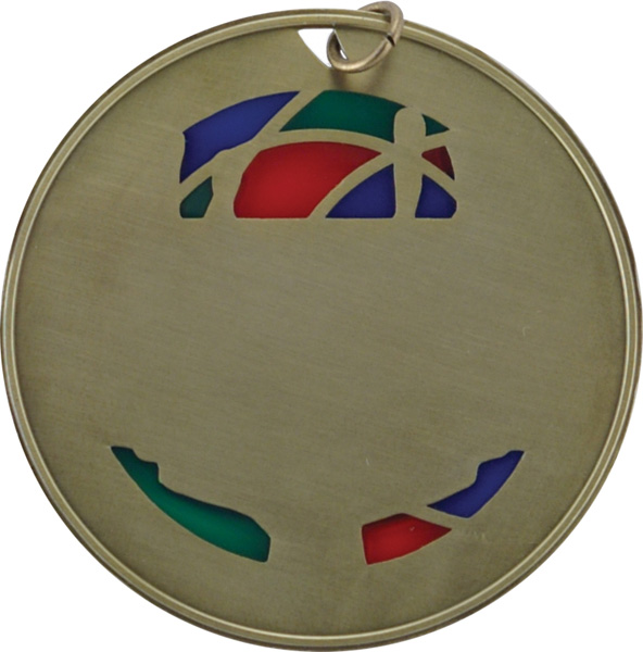 Stained Glass Medals-Back Engraving Area