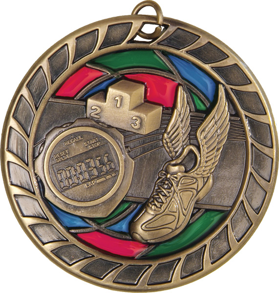 Stained Glass Medals-Track