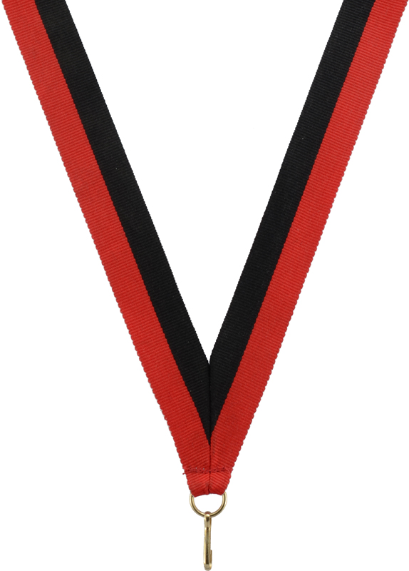 Neck Ribbons - BLACK/RED